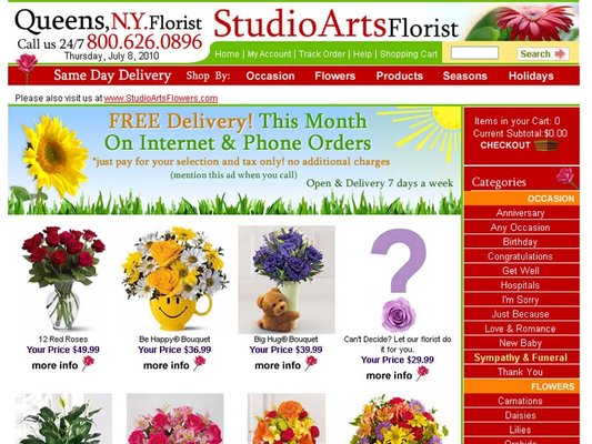 E-commerce: Florist