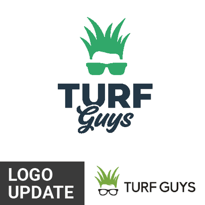 An update to the Turf Guys logo to add personality, increase legibility at small sizes, and improve overall professionalism.