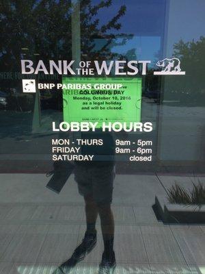 Bank hours