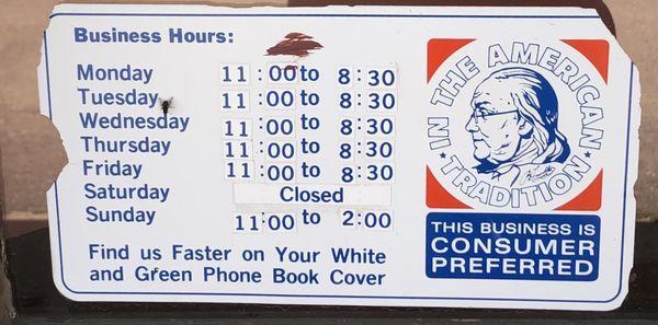 Business hours