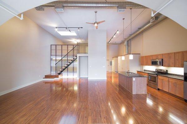 Lovely Hardwood Floors and High Ceilings.