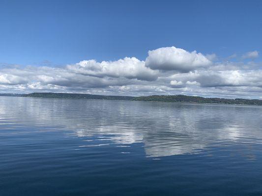 What a beautiful view from the dock!