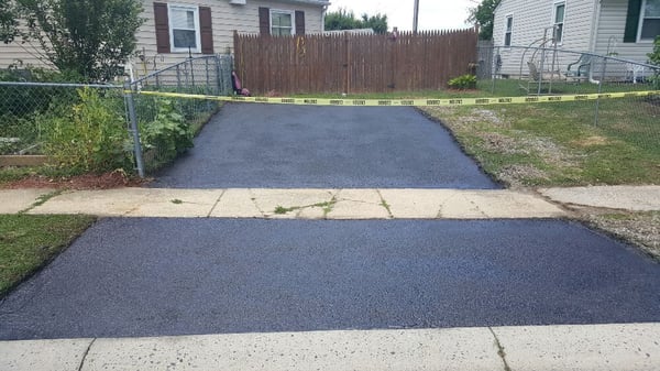 Mrs Nancy loved her new driveway in Elkton Md