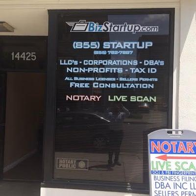 Start a business corporation LLC DBA business license sellers permit