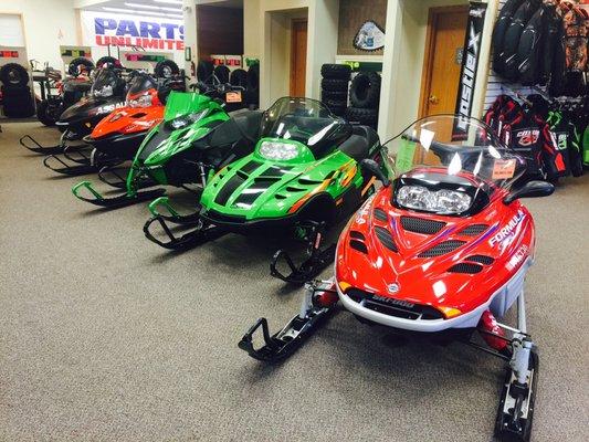 Snowmobiles for sale!