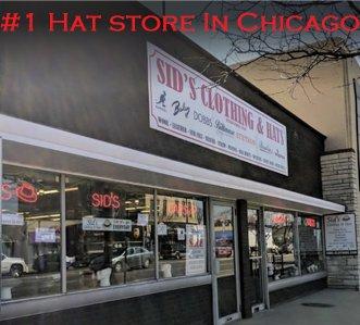 Sid's Clothing and Hats, Chicago, Hats, Dobbs, Wigens, Stetson, Bailey, Kangol, Borsalino.