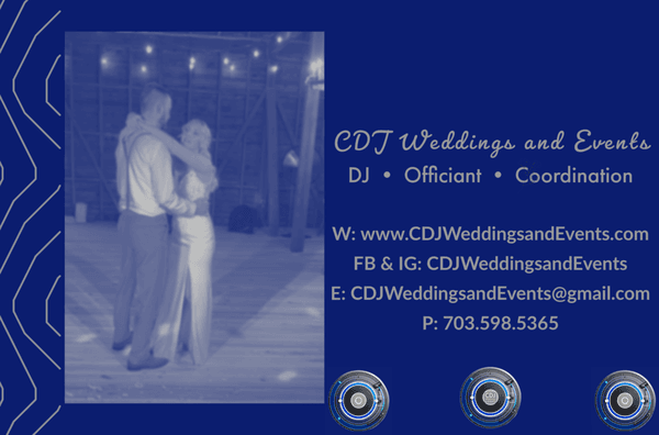 Please reach out the for premium DJ, Wedding Coordination, and Wedding Officiant services