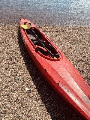 Canoe Alaska drop off beach