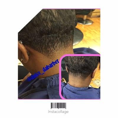 Woman fade by @Dnice_DaBarber 301-204-1015