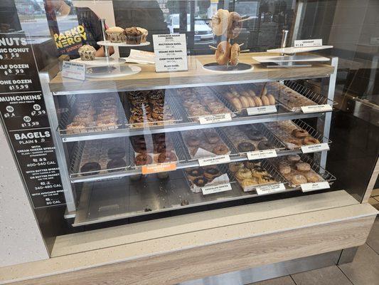 Donut display case