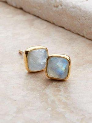 Moonstone earrings