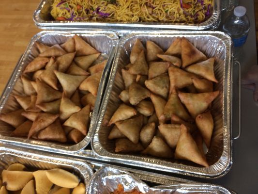 Indian Vegan Samosa at Harvest fest