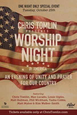 October 25, 2016, 7:00 p.m. Tickets are $7 plus $1 handling. Go to christomlin.com for more information.