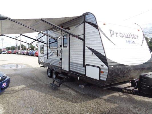 Used travel trailer dealer. Used travel trailer dealership located in Madison, OH. Brought to you by Roughin' It!