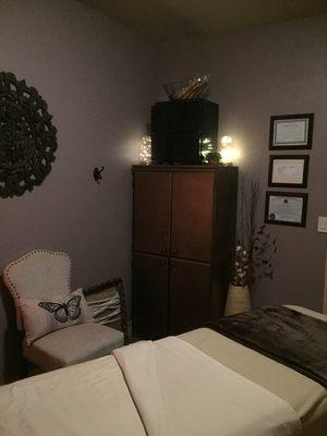 Massage Therapy room