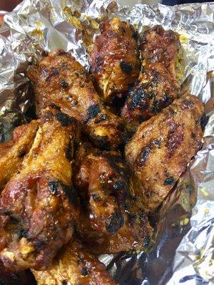 10 Sweet & Sassy chargrilled wings