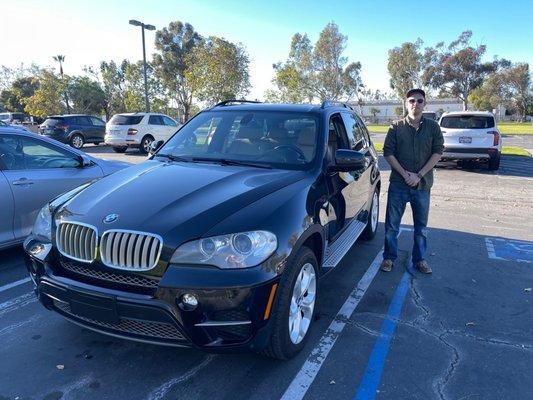 Philip flew from Las Vegas for this 2012 BMW X5 Diesel with 3rd row seats!