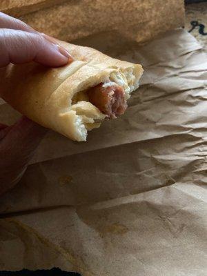 Sausage and cheese kolache