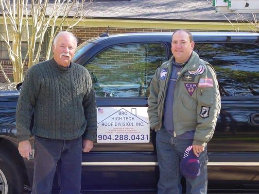 Jerry and Brian are ready to assist you with all your roofing needs.