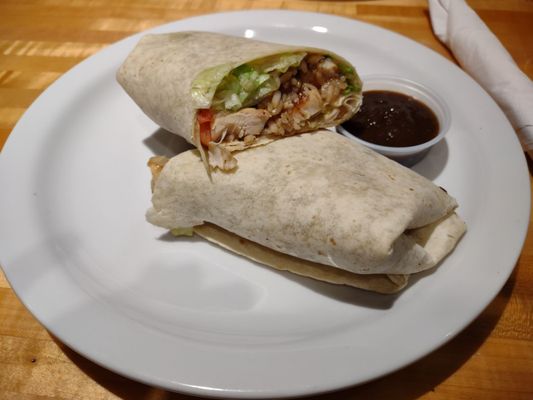 Chicken jam wrap