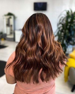 Caramel balayage