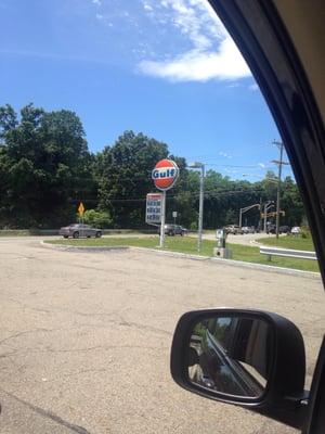 You can buy gas and not pump it. Thanks