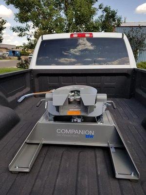 We offer simple trailer hitches up to gooseneck and fifth wheel towing packages.