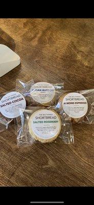 Some of your shortbread cookie options!