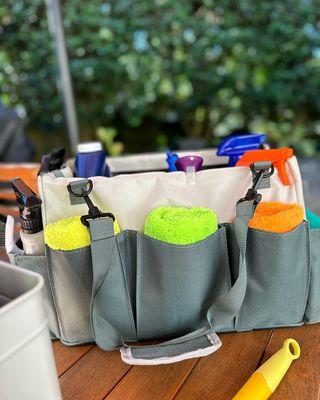 Cleaning caddy organizer