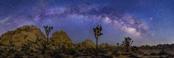 The night time sky here in Yucca Valley!