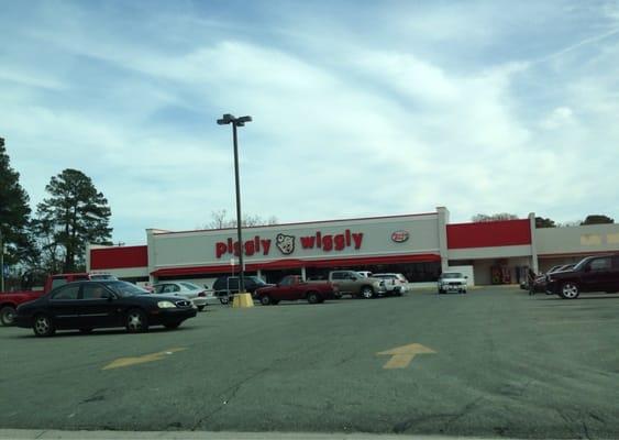 Small town has a nice grocery store.