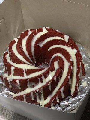 Signature Red Velvet Cake.