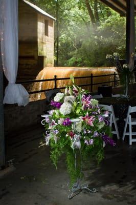 reception flower at Lost River Cave