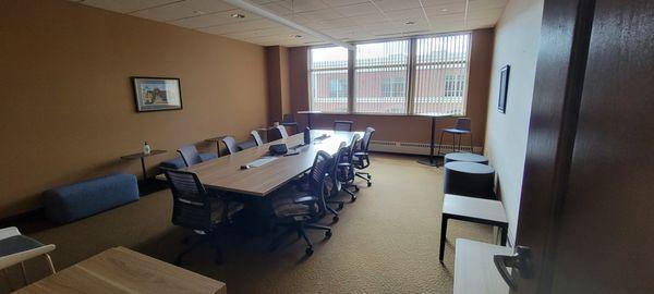 Conference room after cleaning.