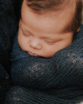 In-home newborn session.