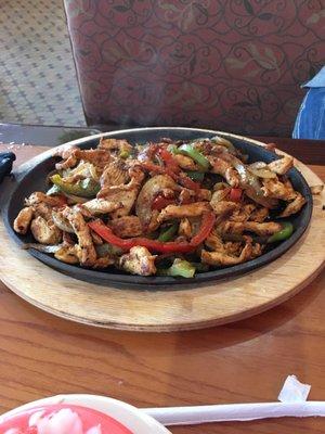 Chicken fajitas