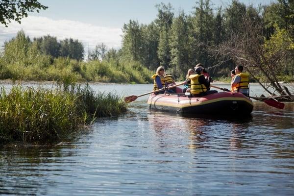 Rafting in Alaska