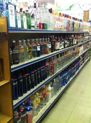 Vodka selections