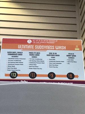 Car Wash Pricing