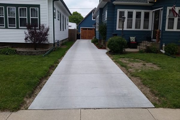 Concrete Driveway Pour