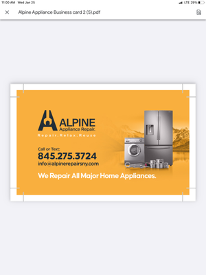 Alpine Appliances Repair