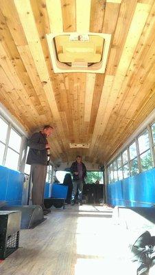 Flooring, ceiling, and insulation in.