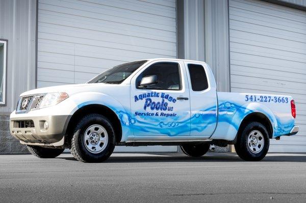 Commercial Wrap for Aquatic Edge Pools