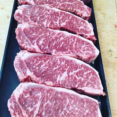 Prime Strip Steaks