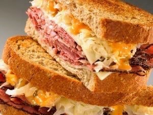 Rutters Reuben sandwich