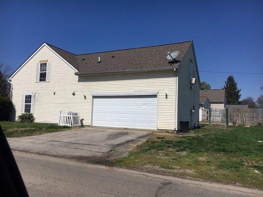 New garage door