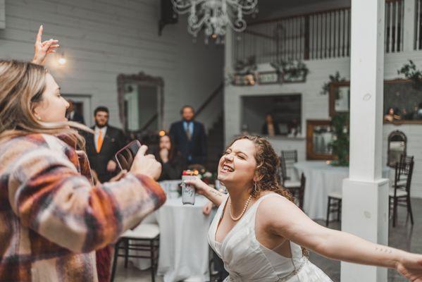 Avery joining me on the dance floor.