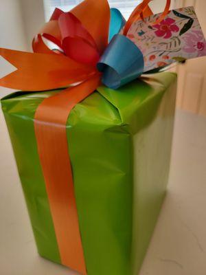 Beautifully wrapped gift-for yourself even!