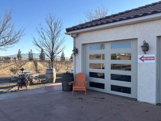 Tasting room entrance