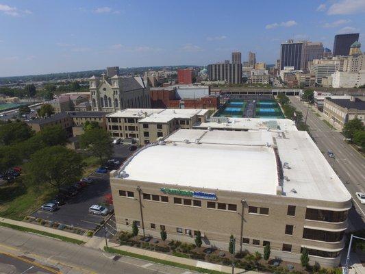 Aerial view of Chaminade Julienne